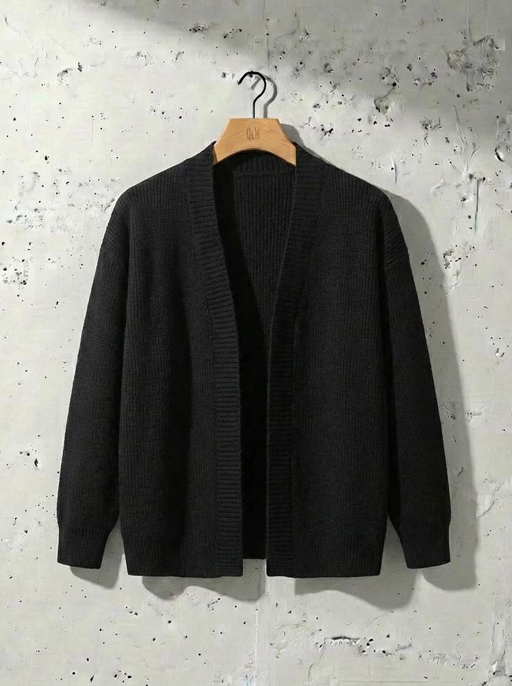 Buttonless V-Neck Knit Open Cardigan｜BM-T-154 – BOZBRO