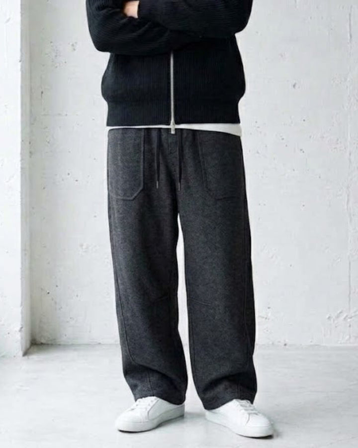 Unwind Wide Leg Twill Pants｜BM-B-159