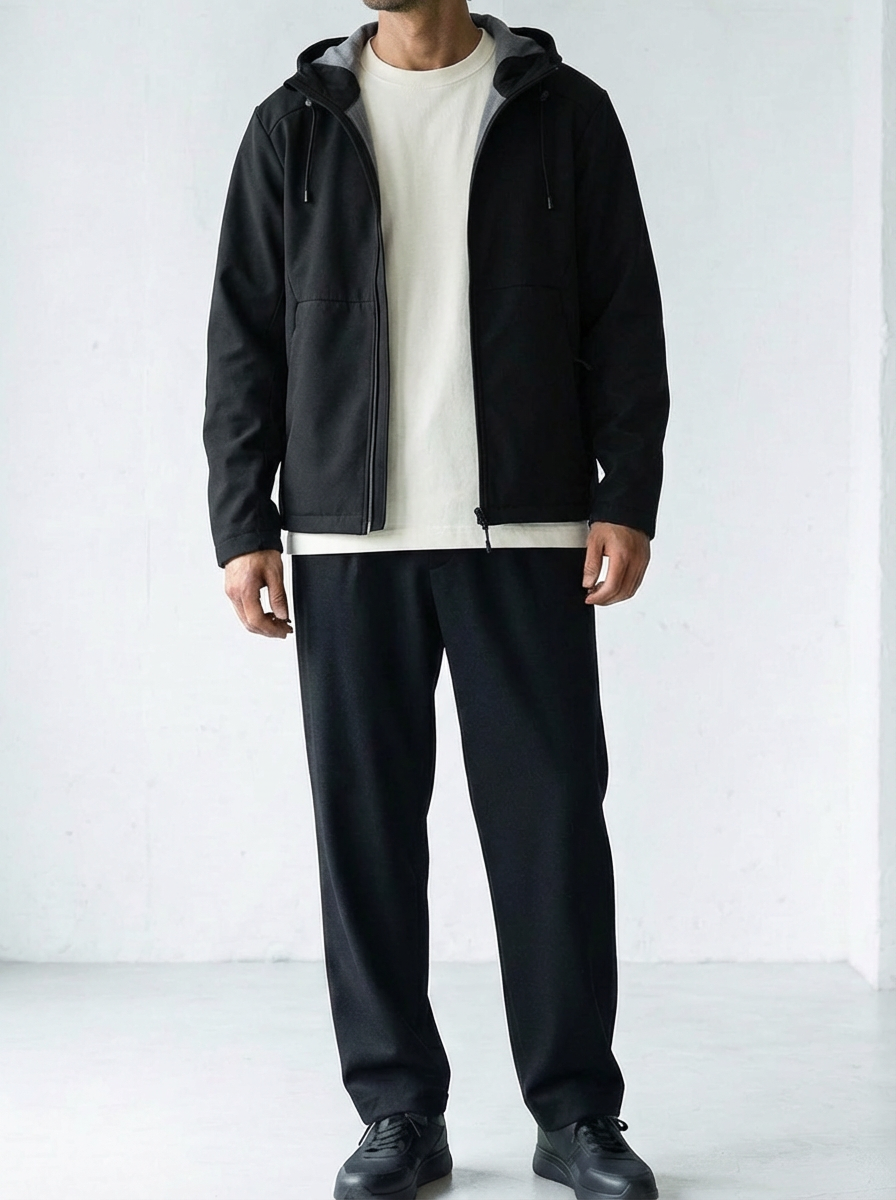 Windproof Softshell Hooded Jacket｜BM-O-122