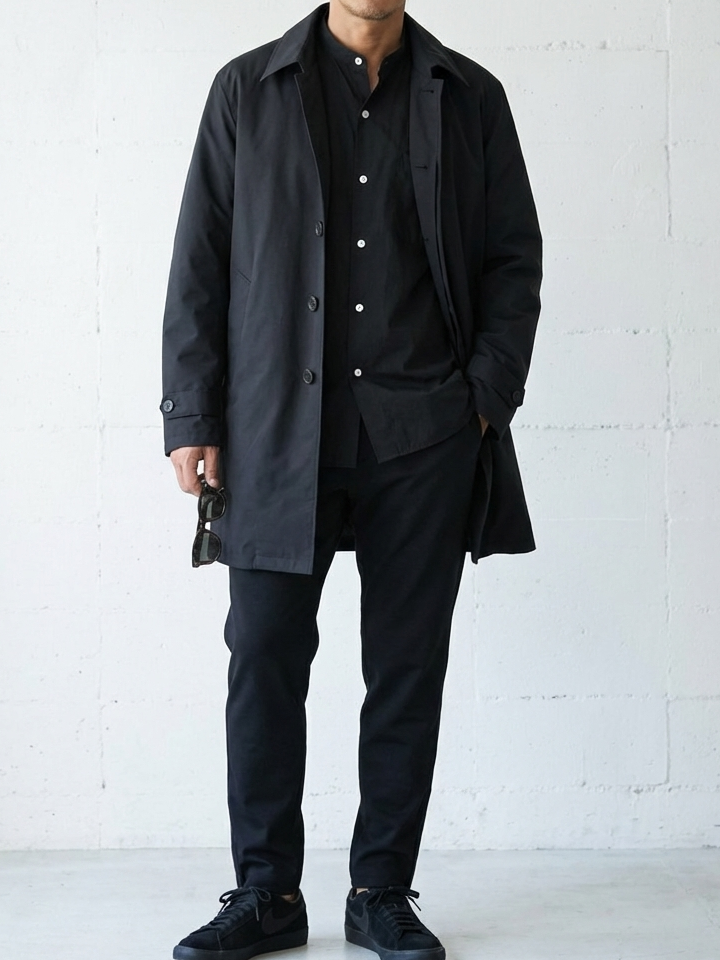 Zen Minimalist Stand Collar Shirt｜BM-T-113