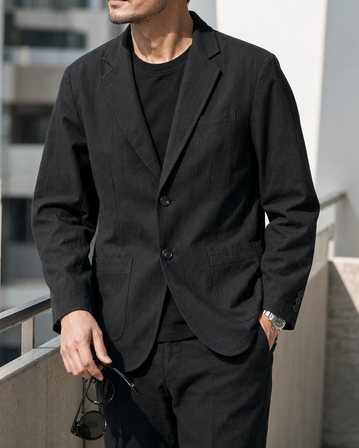 Premium Ramie Tailored Casual Jacket｜BM-T-165