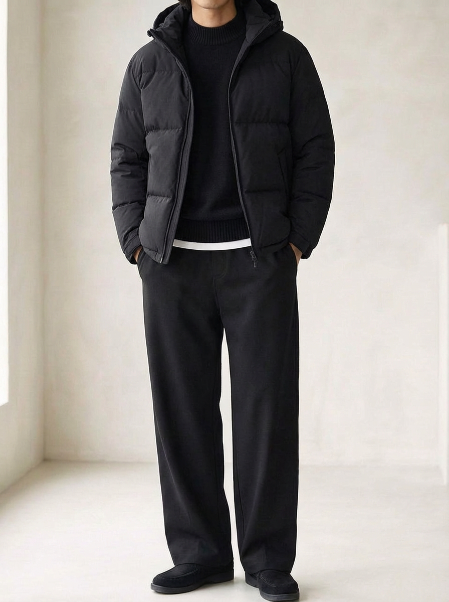 Hooded Design Down Jacket ｜BM-O-131