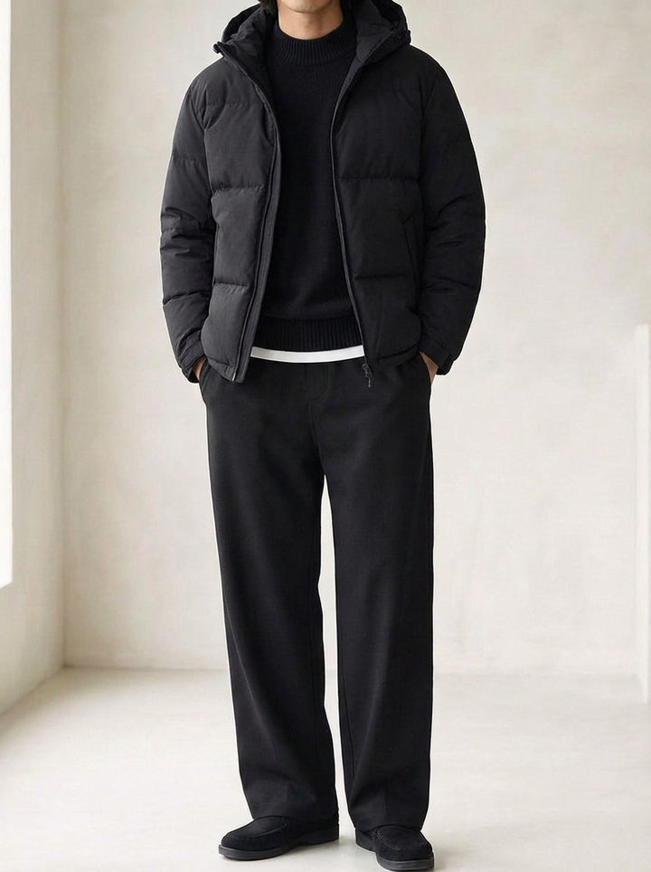 Hooded Design Down Jacket ｜BM-O-131