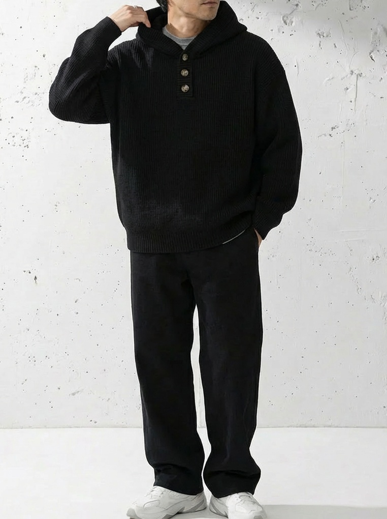 Urban Comfort Soft Hooded Sweater｜BM-T-141