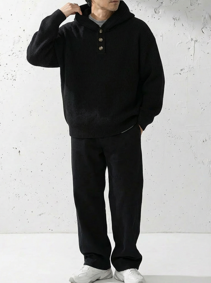 Urban Comfort Soft Hooded Sweater｜BM-T-141