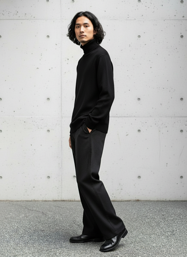 Minimal Design Turtleneck Knit｜BM-T-106