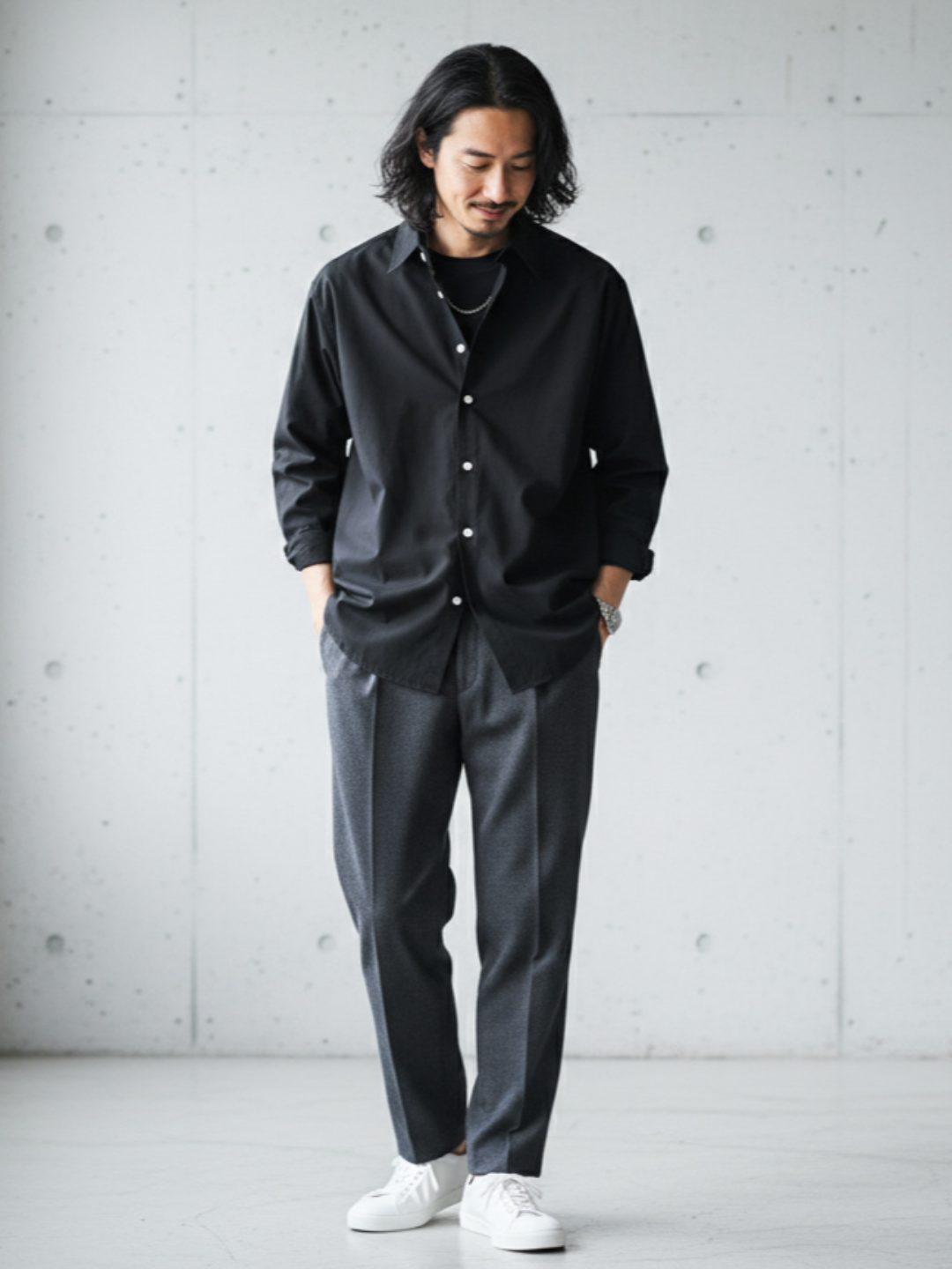 32s Fine Combed Fabric Casual Shirt｜BM-T-110