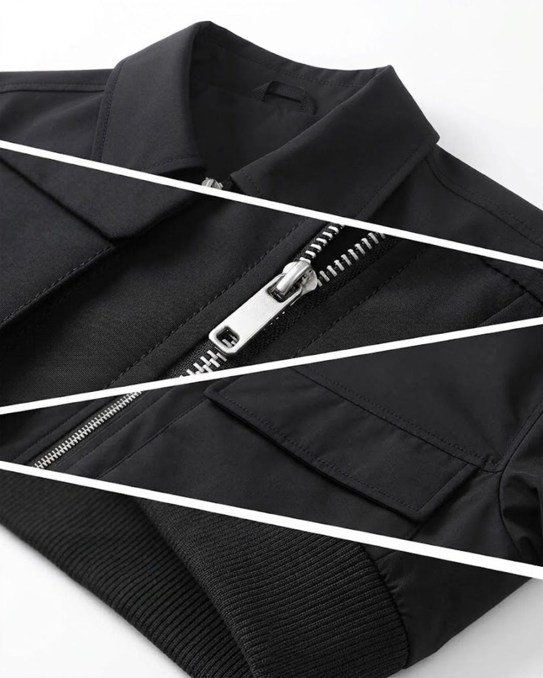 Lapel Flap Pocket Work Zip Jacket｜BM-O-149