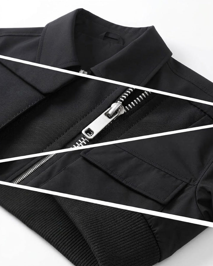 Lapel Flap Pocket Work Zip Jacket｜BM-O-149