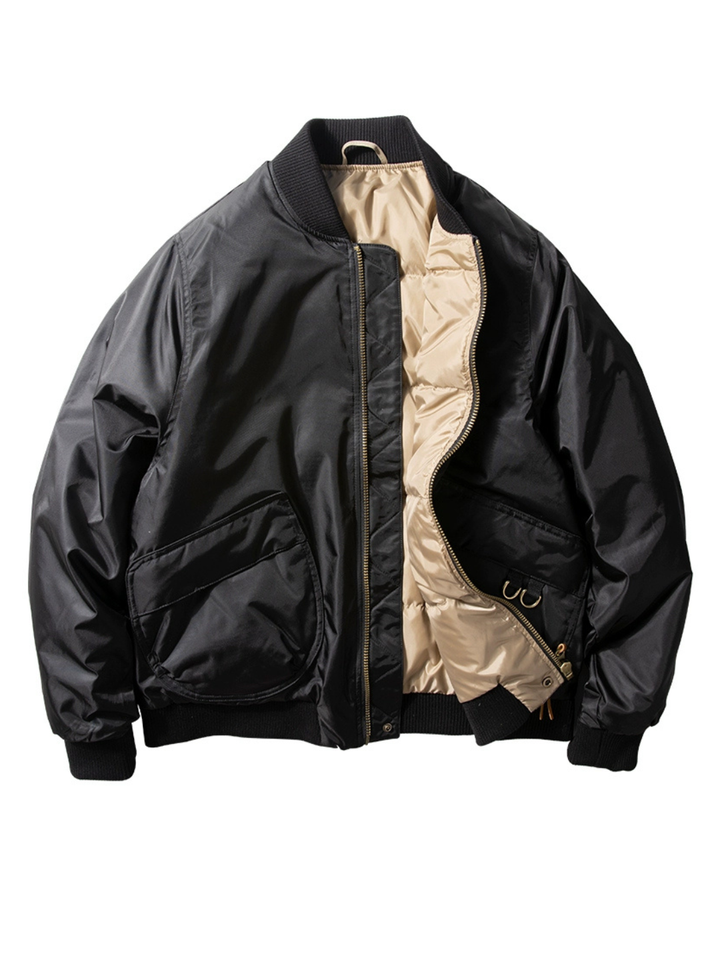 90% White Duck Down Bomber Jacket｜BM-O-124