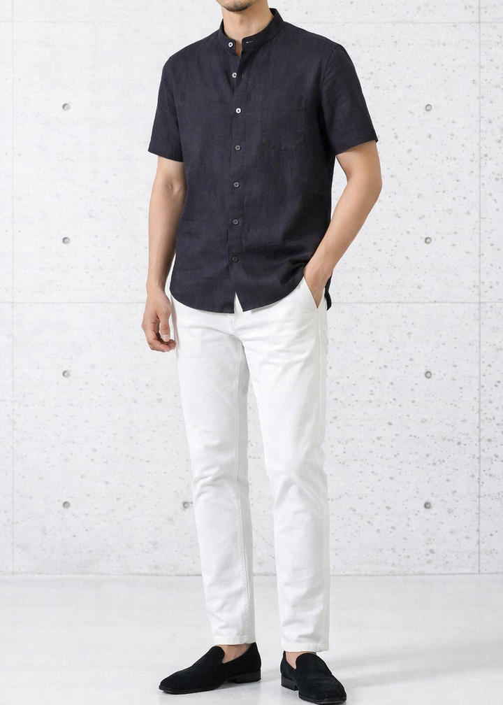 Dignified Square Collar Casual Noir｜BM-T-162
