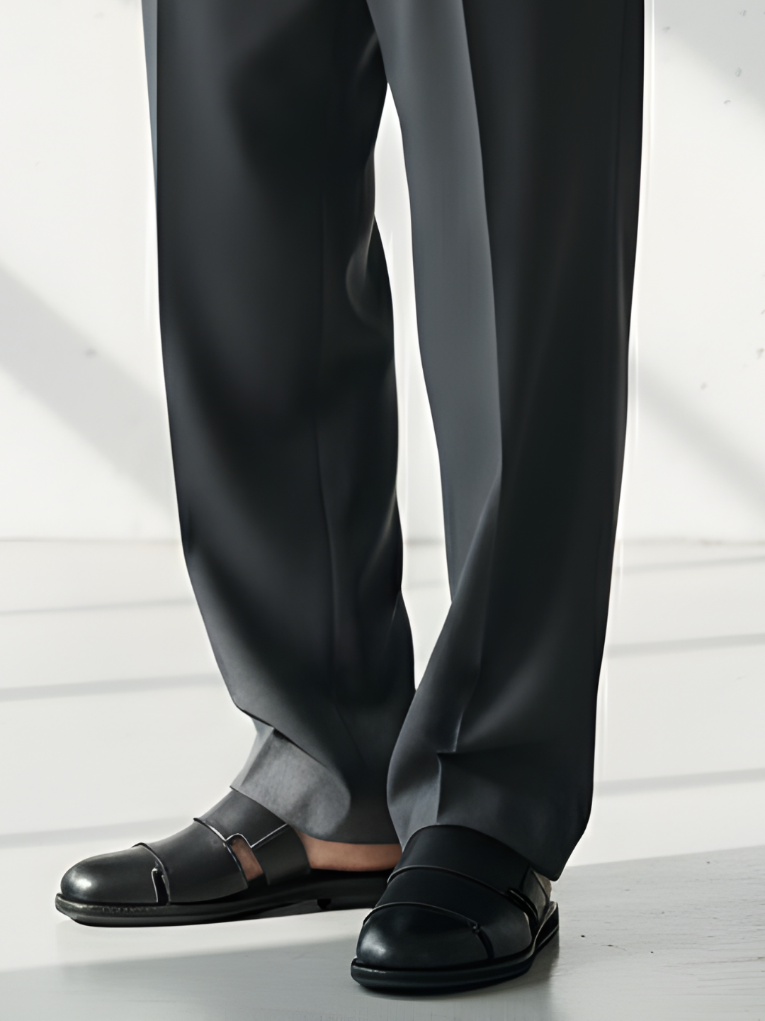 Leather Mules Cowhide Soft Sole Slippers｜BM-SH-20