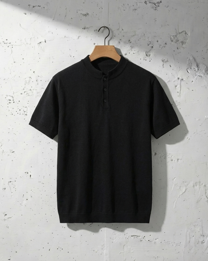 Heritage Henley Cool-Touch Knit｜BM-T-161