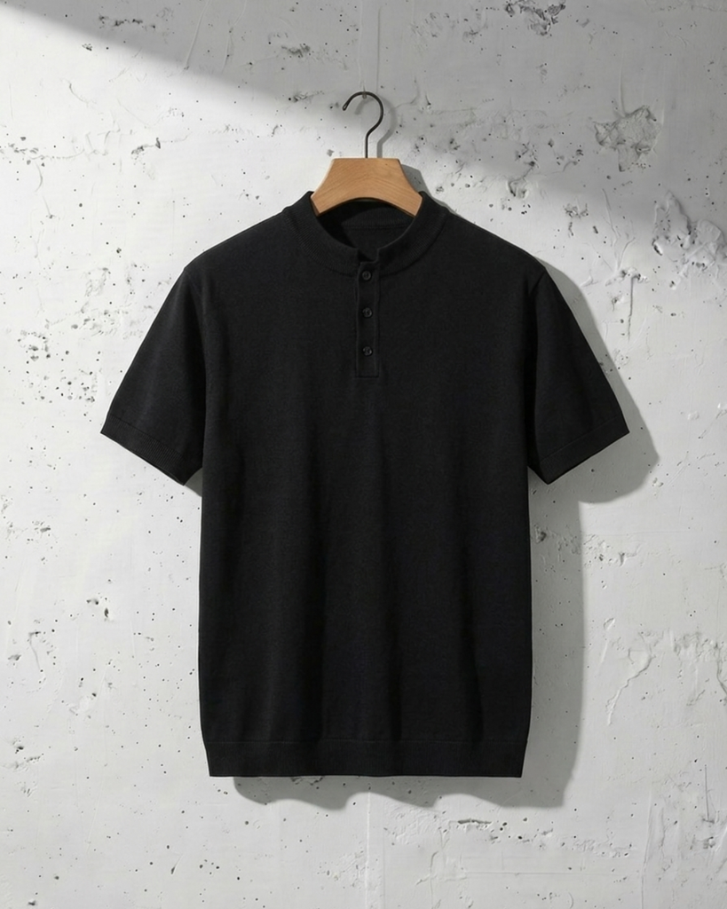 Heritage Henley Cool-Touch Knit｜BM-T-161 – BOZBRO
