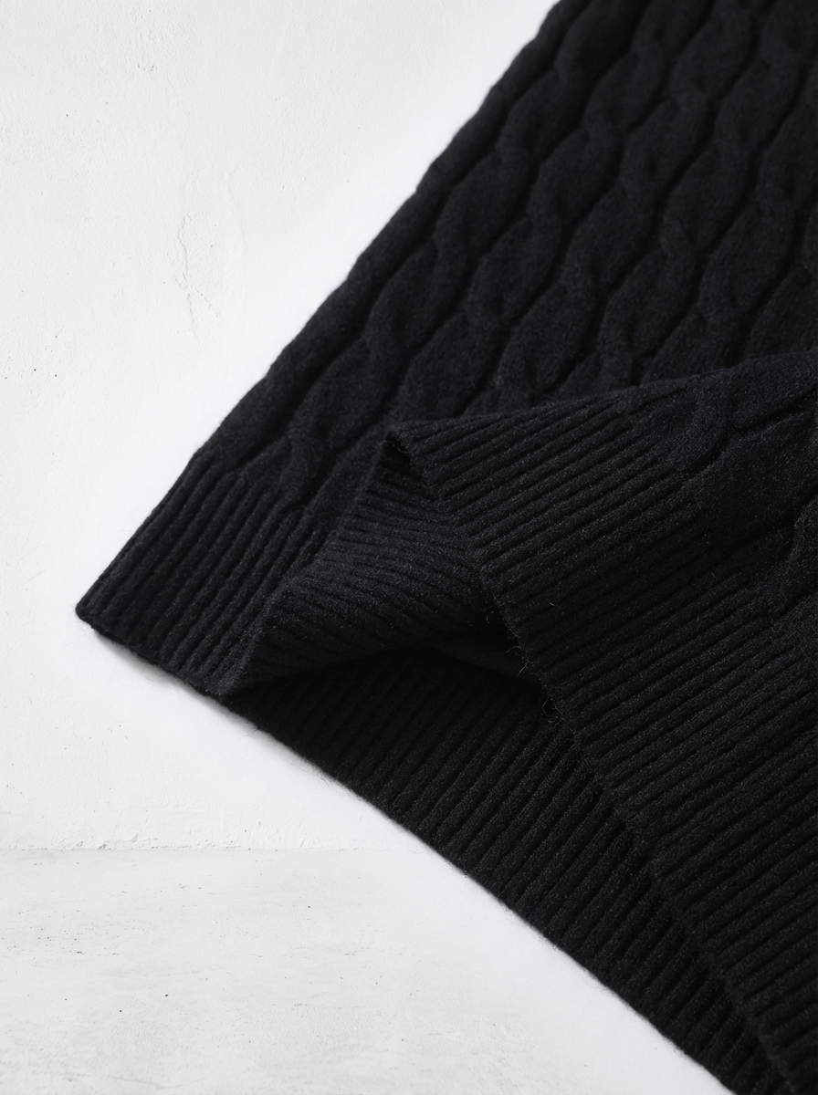 Thick Fleece Turtleneck Sweater｜BM-T-131