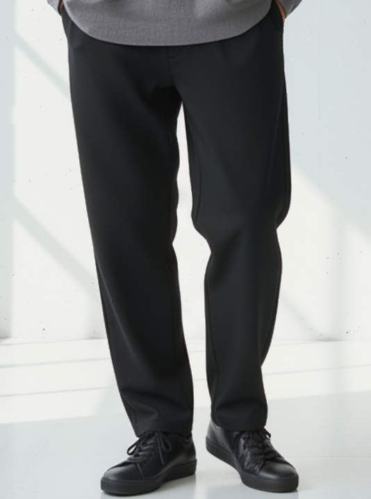 Easy Care Relaxed Fit Tapered Pants｜BM-B-109