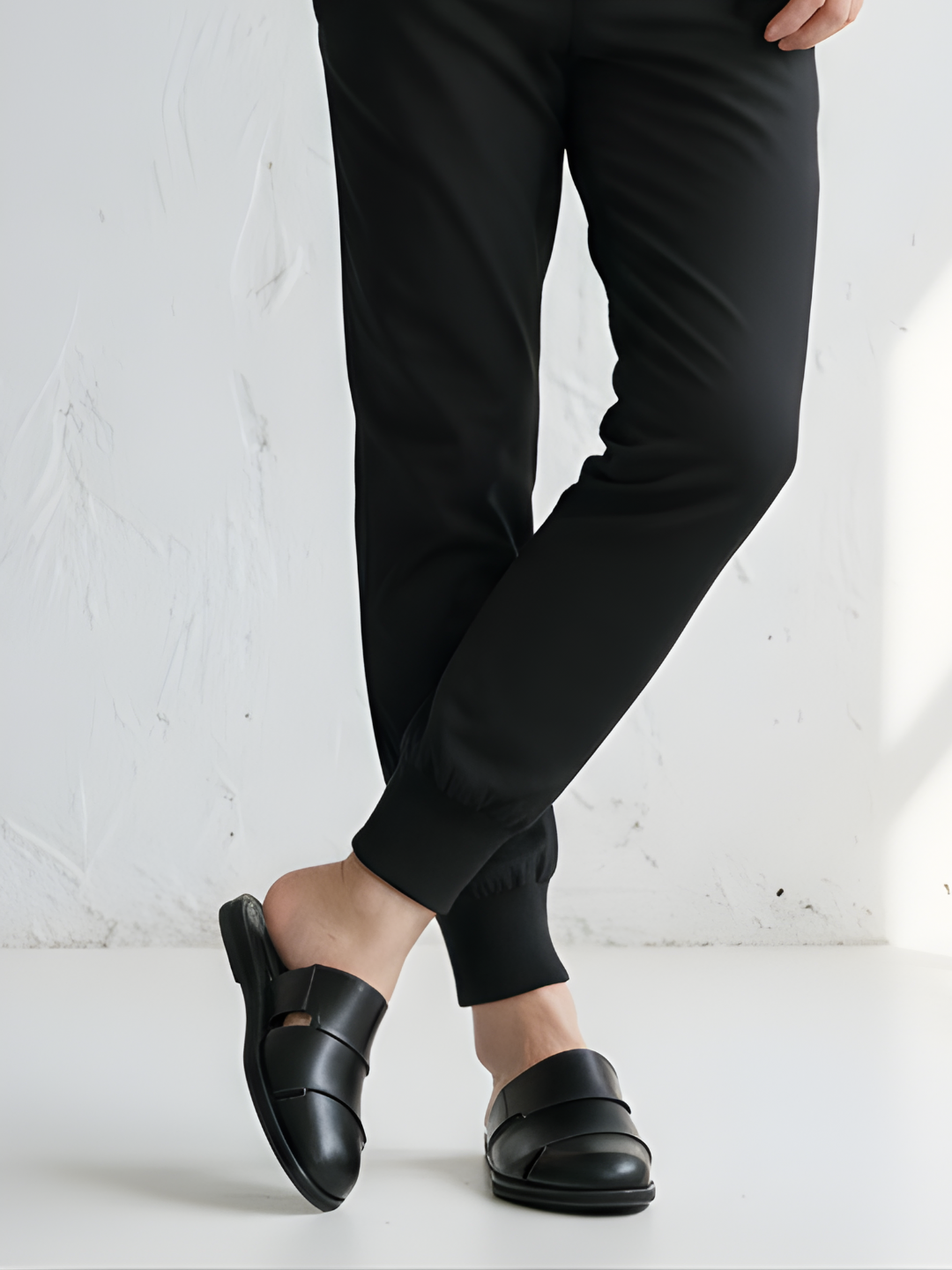 Leather Mules Cowhide Soft Sole Slippers｜BM-SH-20