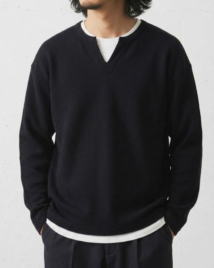 V-Neck Classic Style Sweater｜BM-T-112