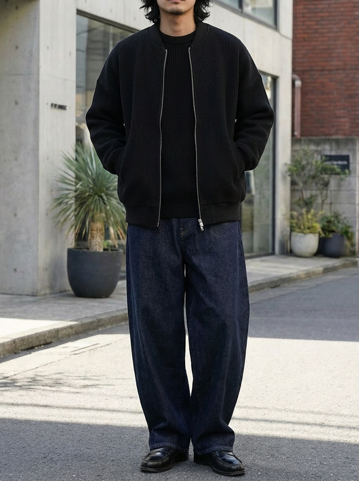 Tailored Fit Urban Casual Knit Outer｜BM-O-105