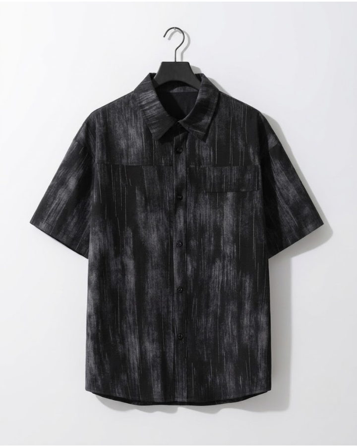 Effortless Acid-Wash Dye Summer Shirt｜BM-T-168