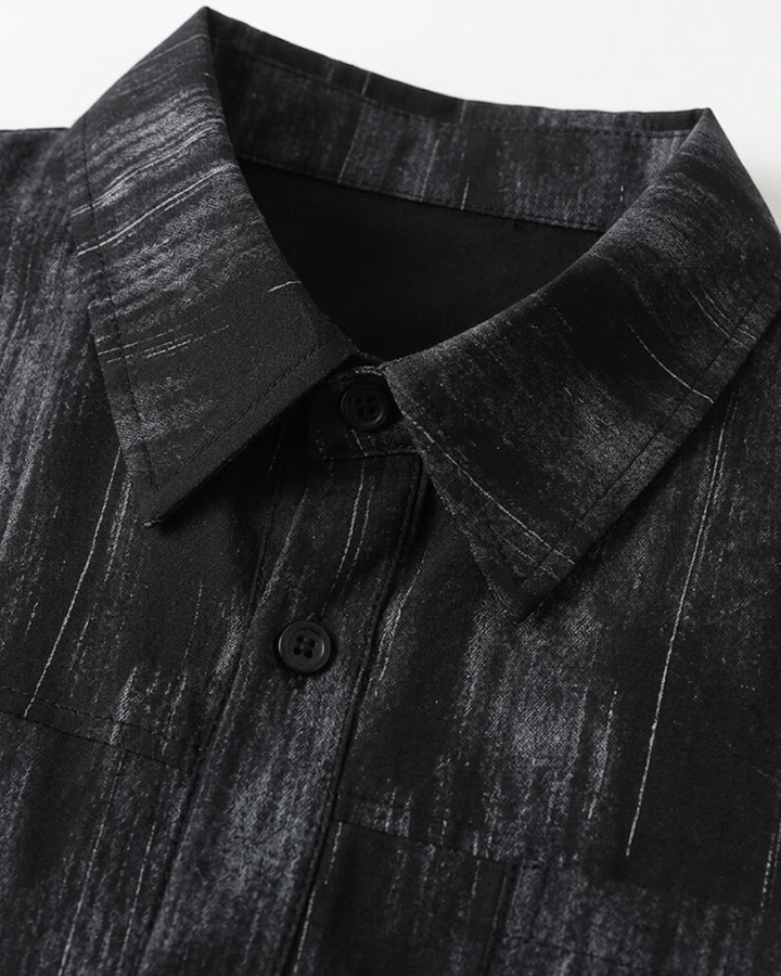 Effortless Acid-Wash Dye Summer Shirt｜BM-T-168