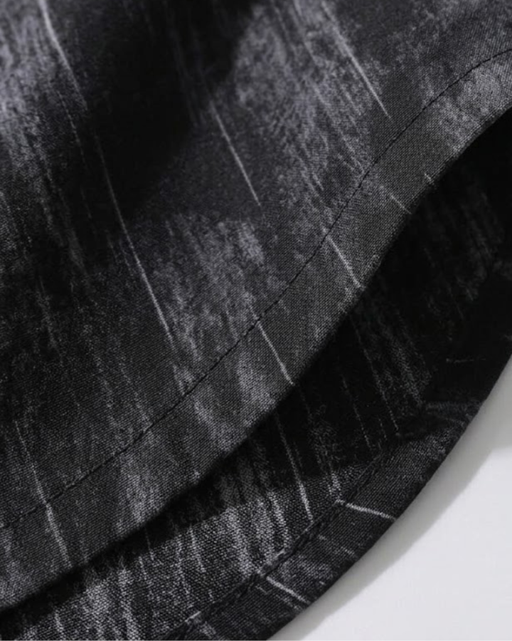 Effortless Acid-Wash Dye Summer Shirt｜BM-T-168