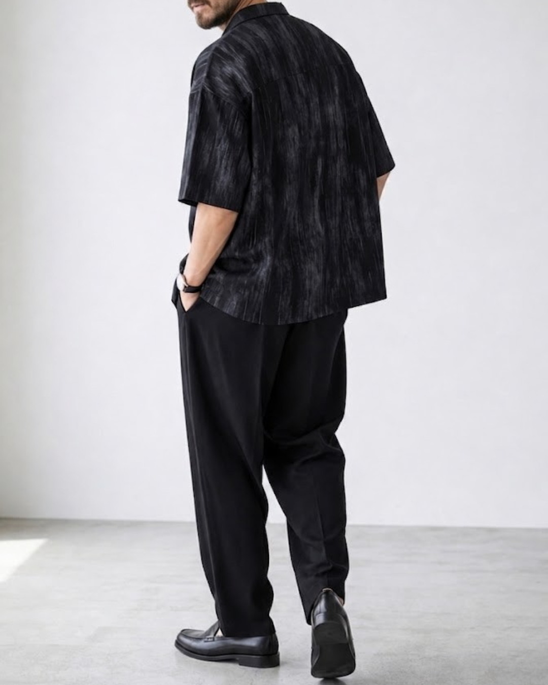 Effortless Acid-Wash Dye Summer Shirt｜BM-T-168