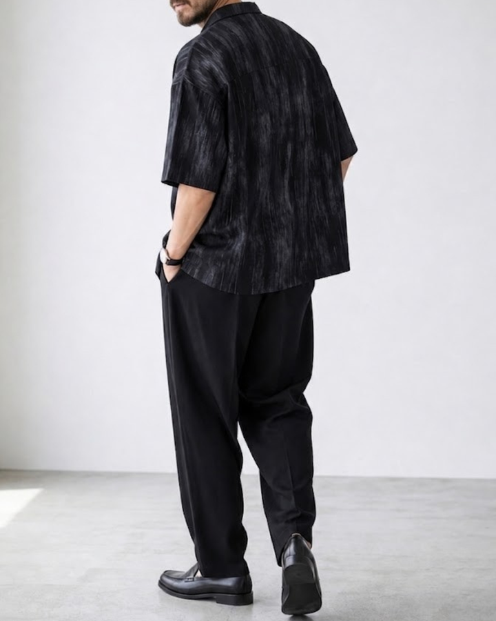 Effortless Acid-Wash Dye Summer Shirt｜BM-T-168