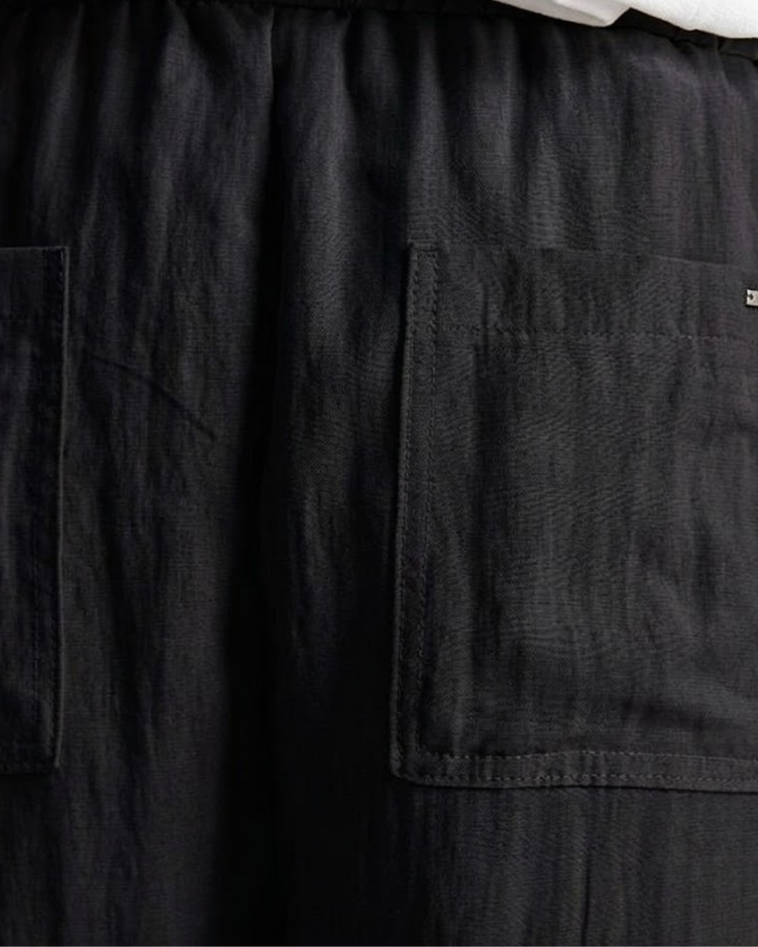 Lyocell-Linen Side-Seam Fluid Trousers｜BM-B-150