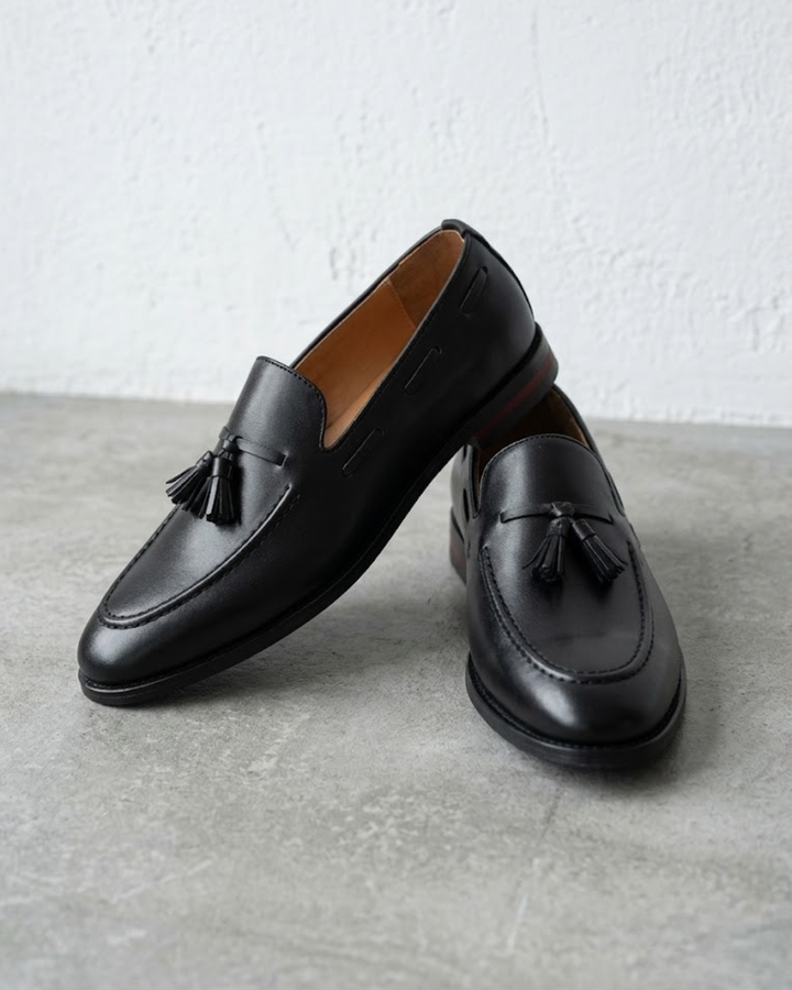 Classic British Leather tassel loafers｜BM-SH-25