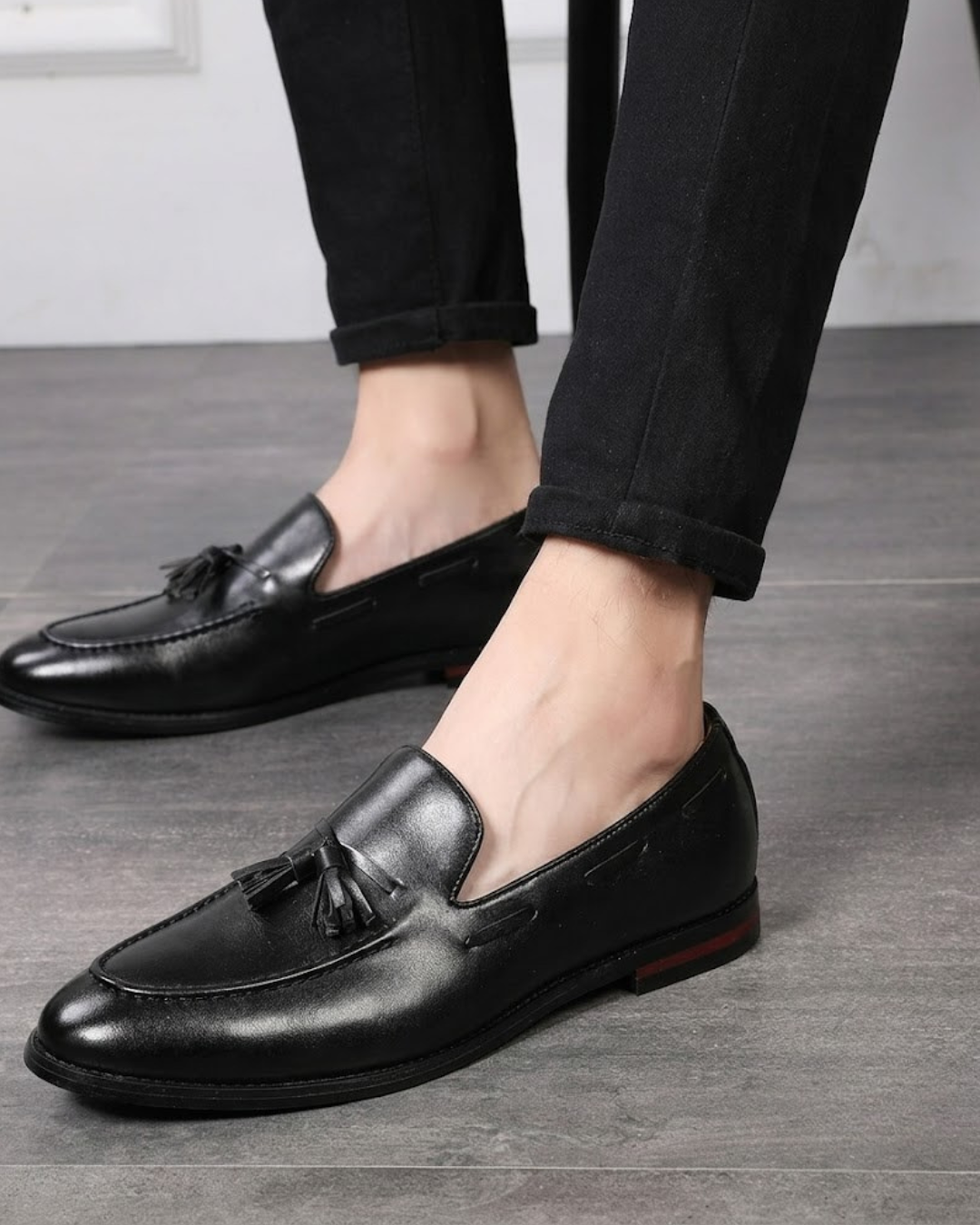 Classic British Leather tassel loafers｜BM-SH-25