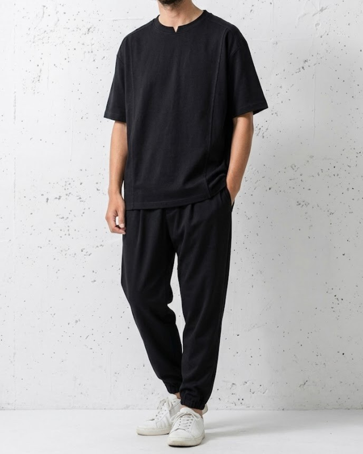 Urban Relaxed Silhouette Crew Neck Shirt｜BM-T-169