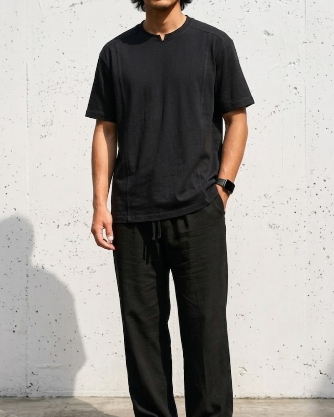 Urban Relaxed Silhouette Crew Neck Shirt｜BM-T-169