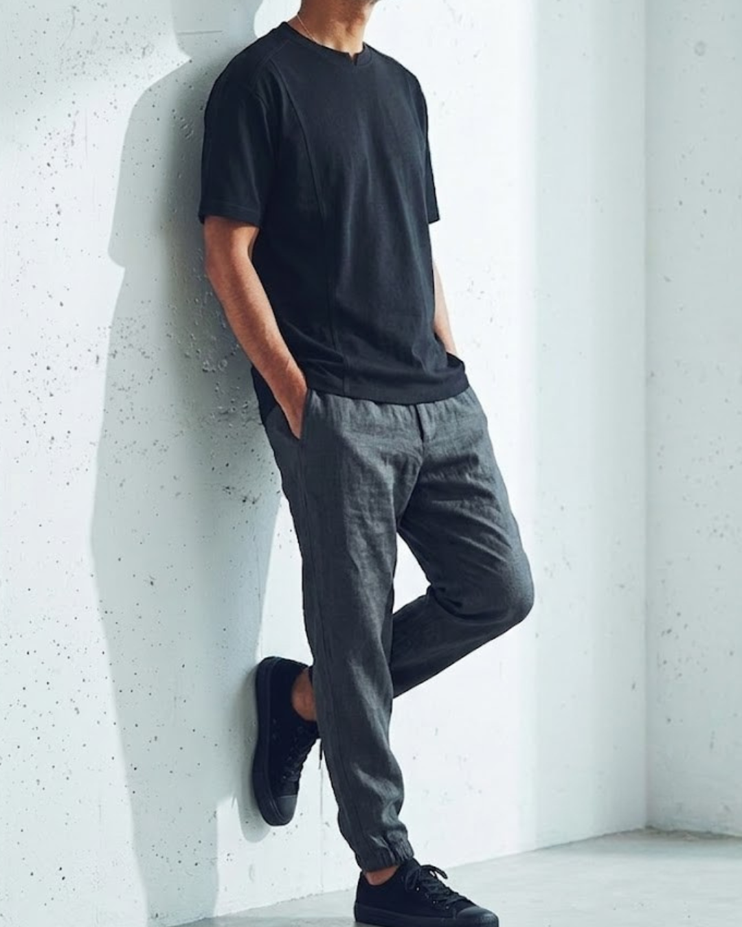 Urban Relaxed Silhouette Crew Neck Shirt｜BM-T-169