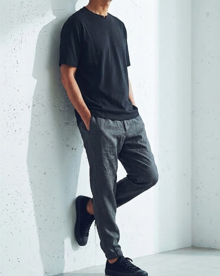 Urban Relaxed Silhouette Crew Neck Shirt｜BM-T-169