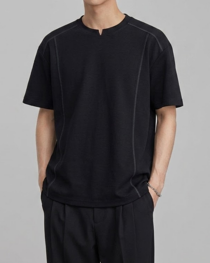 Urban Relaxed Silhouette Crew Neck Shirt｜BM-T-169