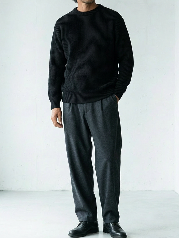 Round Neck Knit Casual Luxe Edition｜BM-T-135