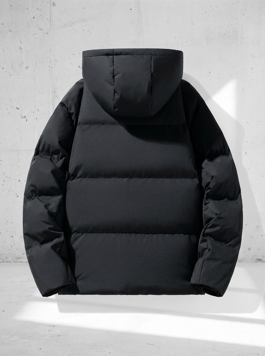 Minimal White Duck Down Jacket｜BM-O-127