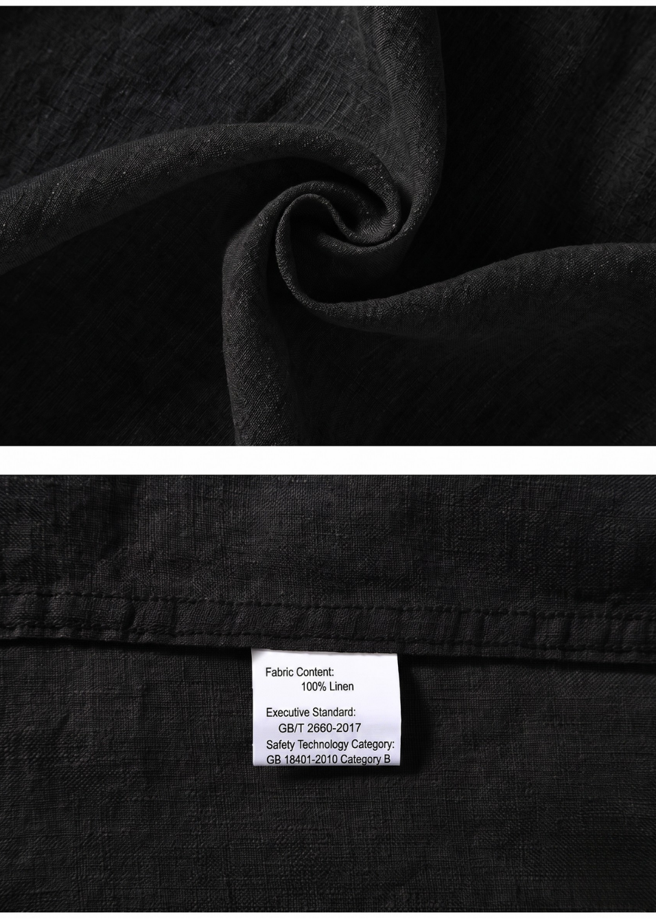 Dignified Square Collar Casual Noir｜BM-T-162