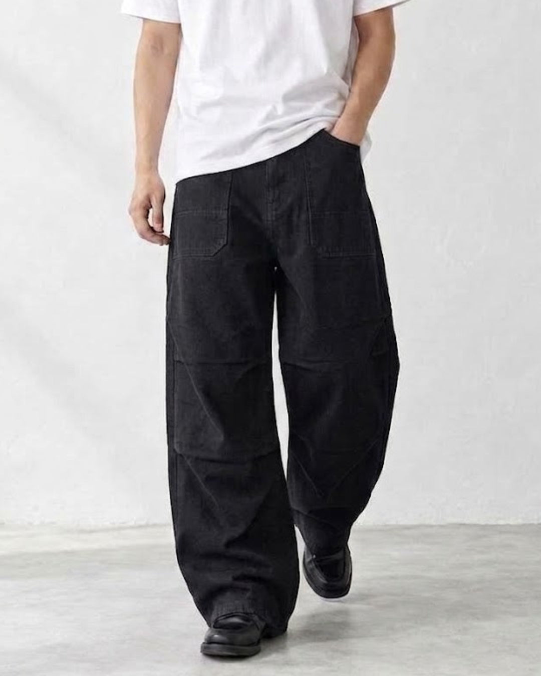 Washed Wide Leg Flare Denim Pants｜BM-B-157
