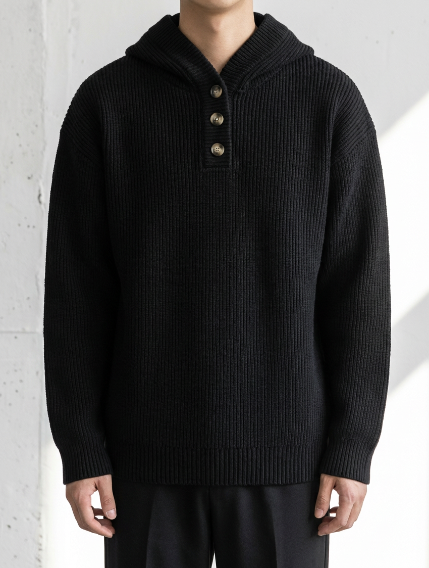 Urban Comfort Soft Hooded Sweater｜BM-T-141