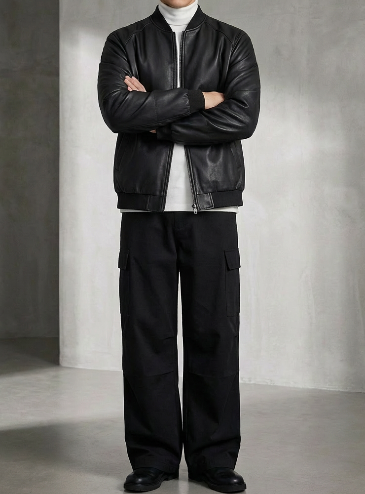 Leather Moto Casual Jacket｜BM-O-102