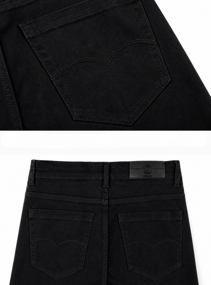 Slim Tapered Chino Black Pants｜BM-B-142