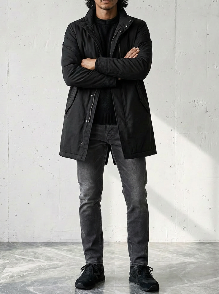 Warm Solid Texture Round Neck Sweater｜BM-T-132