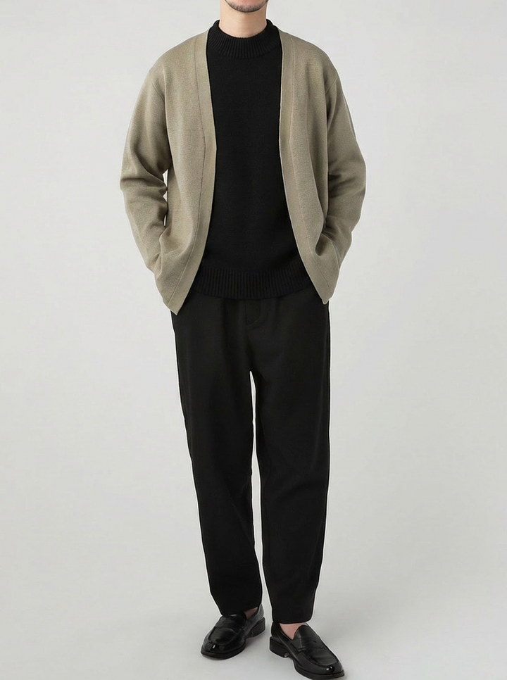 Plush Fleece Half-Turtleneck Sweater｜BM-T-129