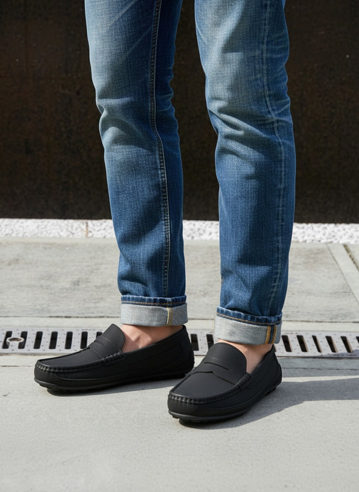 Crazy Horse Leather Driving Loafers｜BM-SH-15