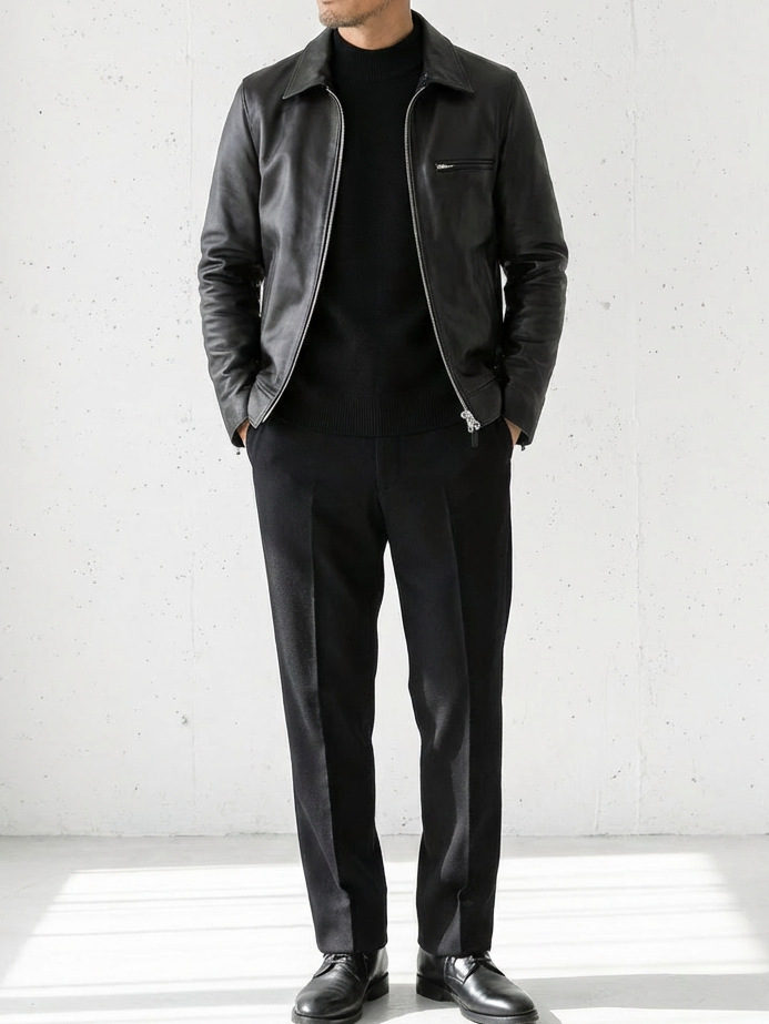 Fleece Knit Pullover Half Neck Sweater｜BM-T-136