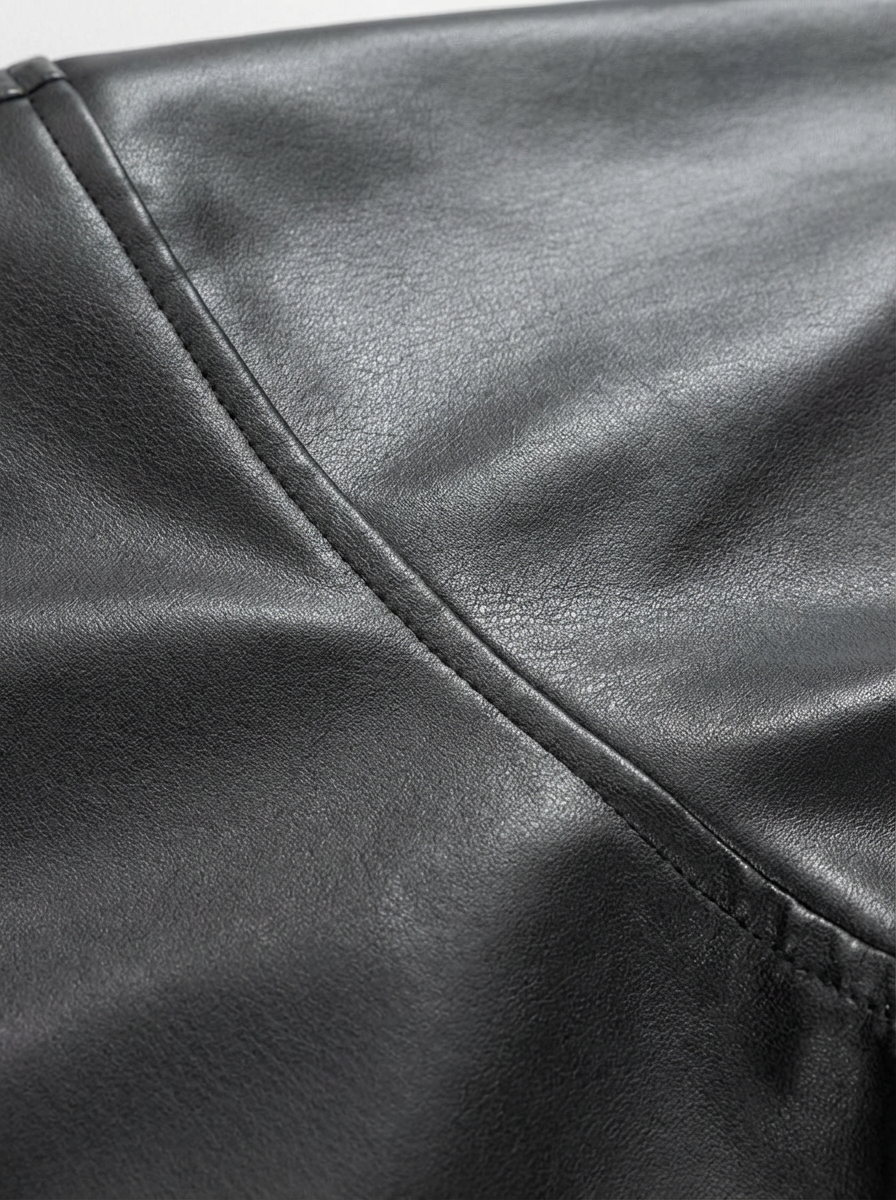 Smooth Leather Varsity Jacket｜BM-O-137