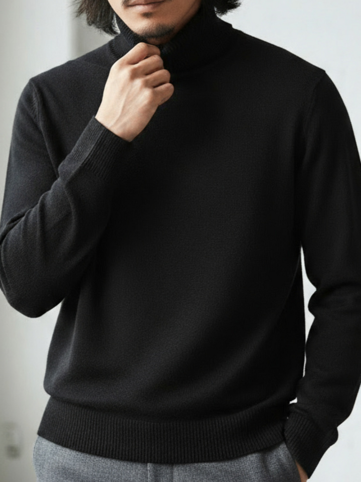 Minimal Design Turtleneck Knit｜BM-T-106