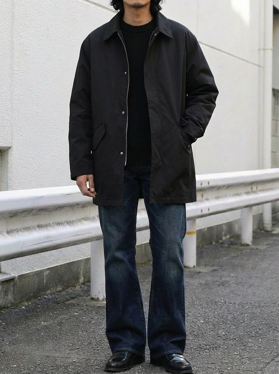 Vintage Workwear Hip-length Jacket｜BM-O-112